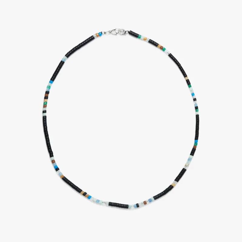 Men's Mixed Seed Bead Necklace sold by Pura Vida