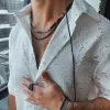 Men's Mixed Seed Bead Necklace sold by Pura Vida