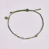 Raw Stone & Bead Gold Danity Thread Bracelet sold by Pura Vida