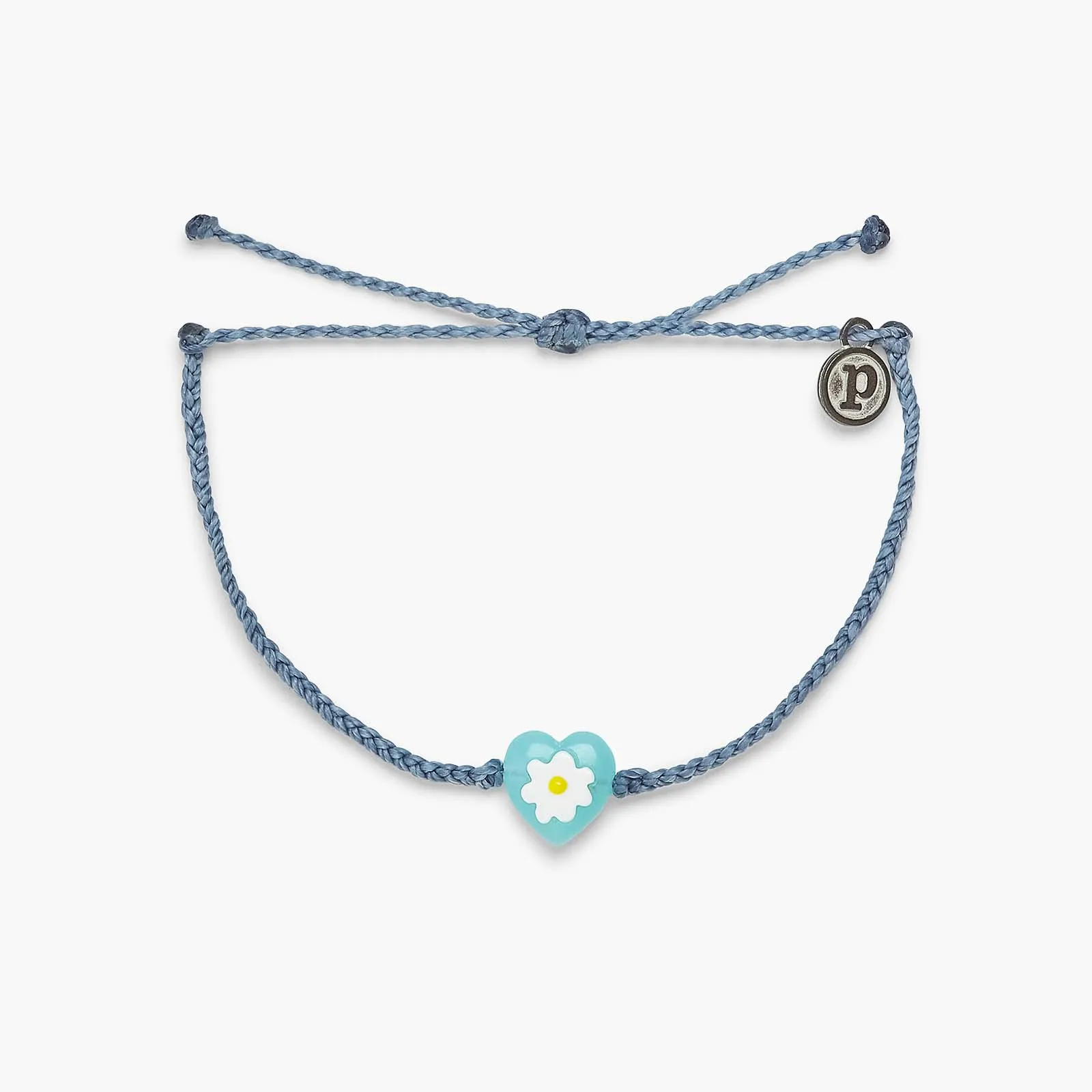 Daisy Heart Bead Charm Bracelet sold by Pura Vida
