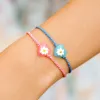 Daisy Heart Bead Charm Bracelet sold by Pura Vida