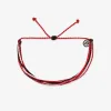 Red, Black & White Bracelet sold by Pura Vida
