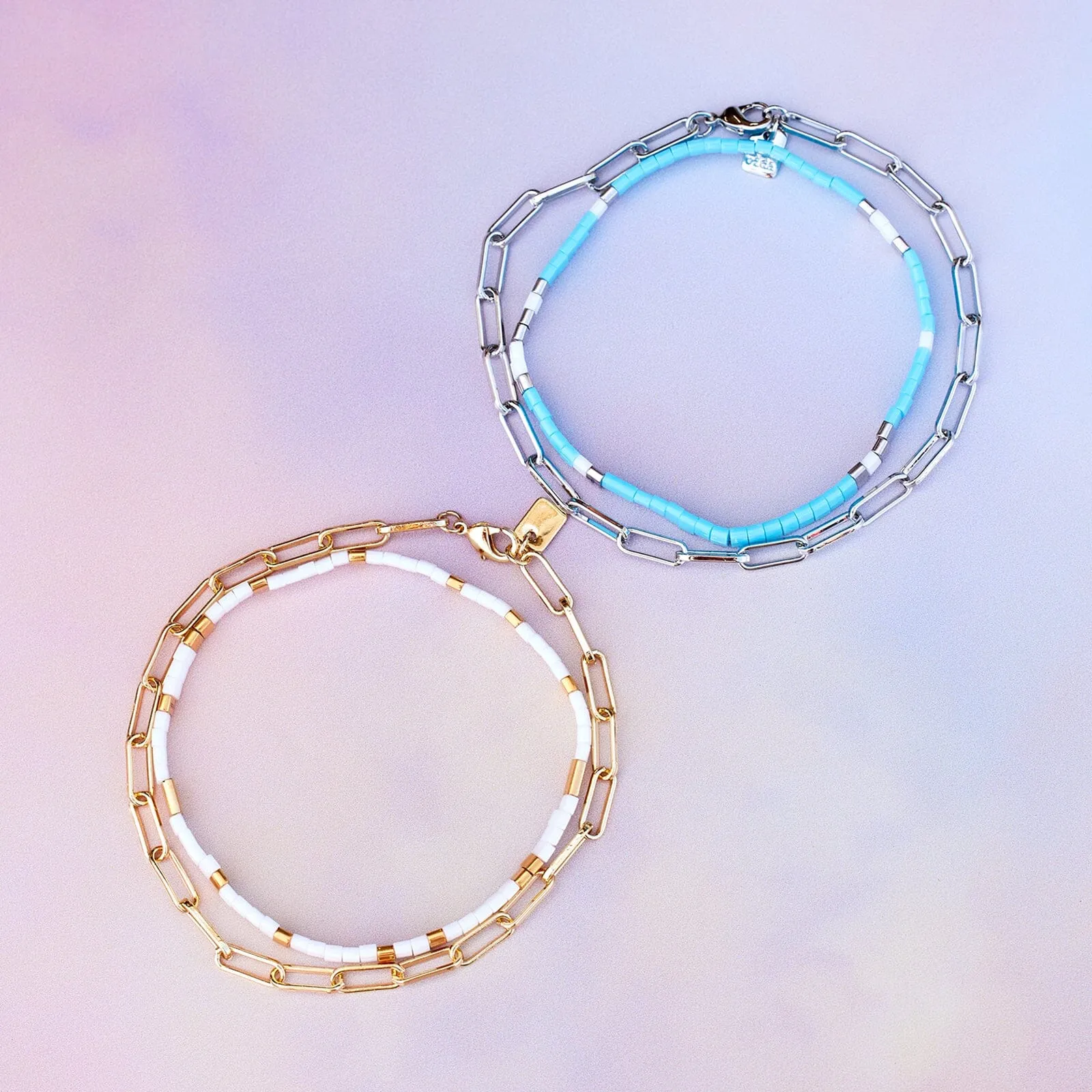 Tile Bead Stretch Bracelet Set sold by Pura Vida product image thumbnail 5