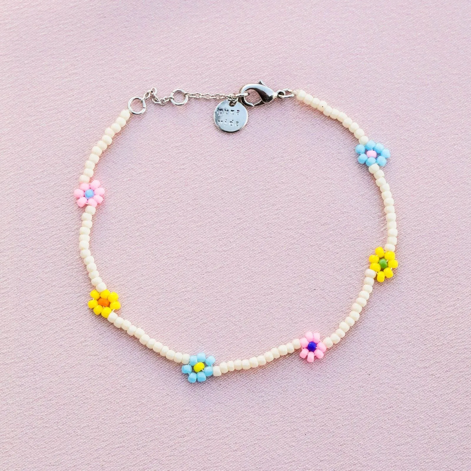 Beaded Flower Bracelet sold by Pura Vida product image thumbnail 2