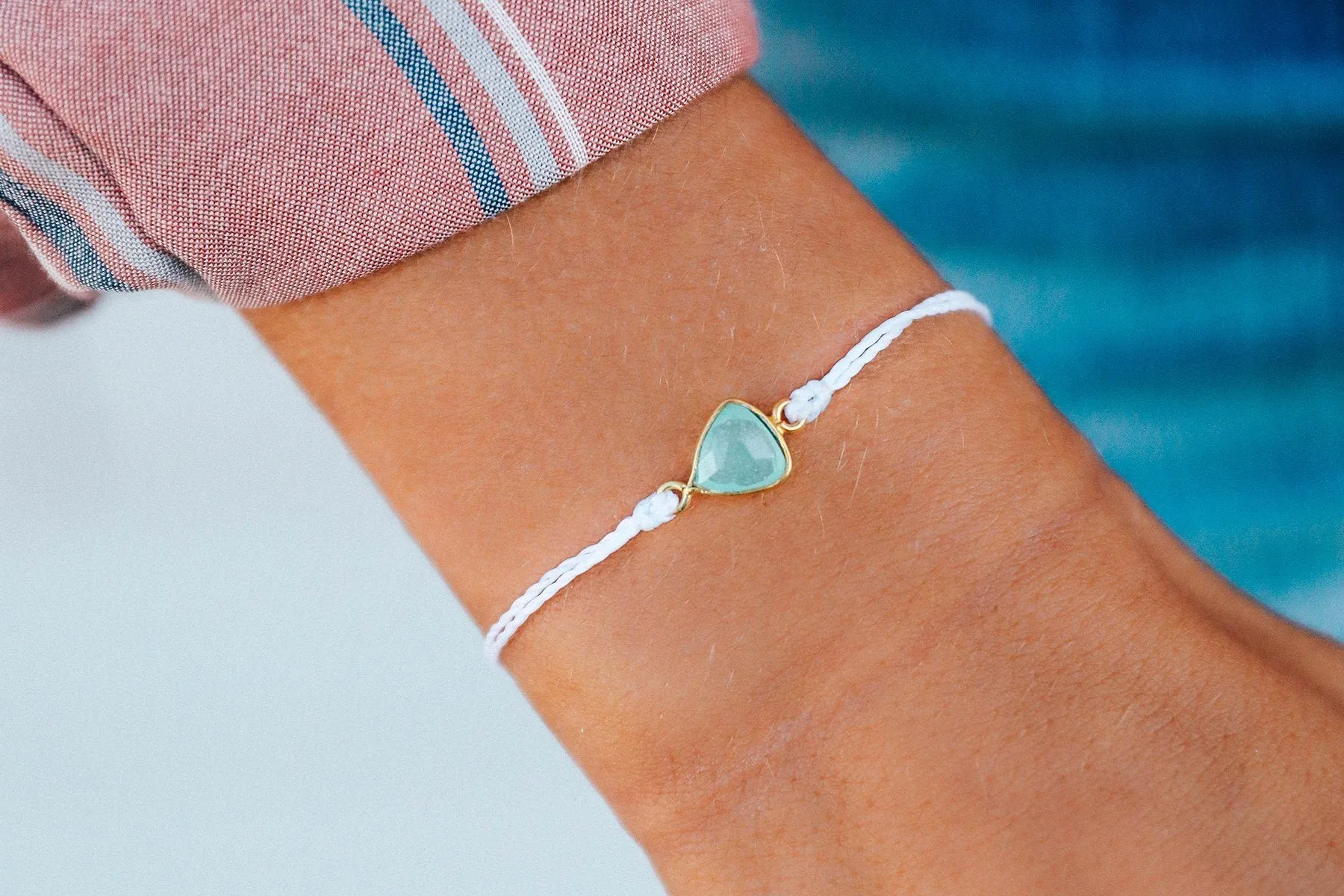 Chalcedony Charm Bracelet sold by Pura Vida product image thumbnail 2