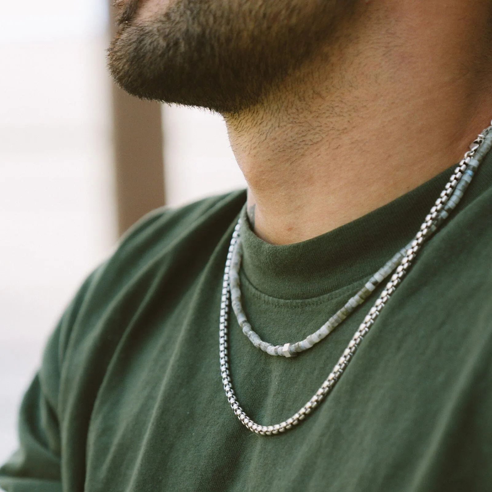 Men's Stone Bead Necklace sold by Pura Vida product image thumbnail 3