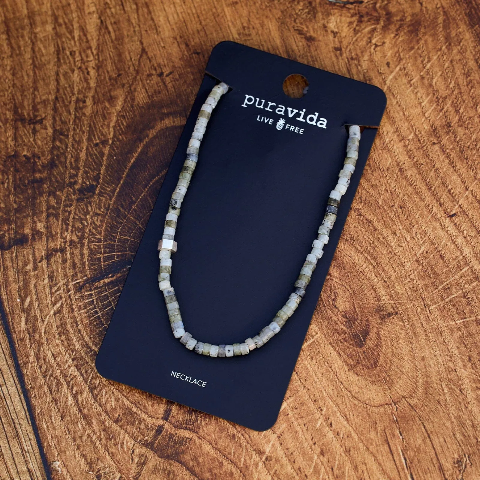 Men's Stone Bead Necklace sold by Pura Vida product image thumbnail 5