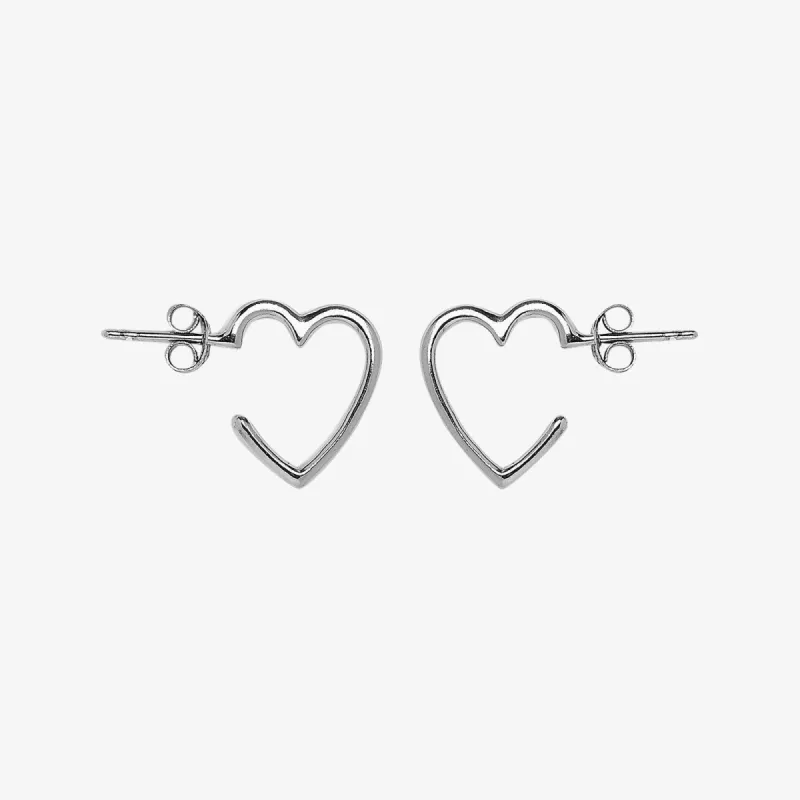 Heart Hoop Earrings sold by Pura Vida