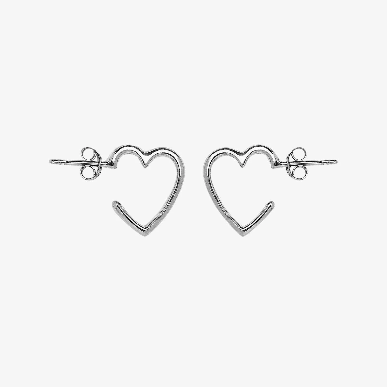 Heart Hoop Earrings sold by Pura Vida