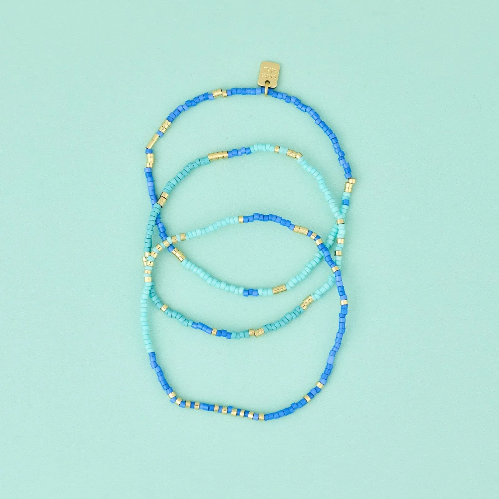 Out to Sea Bead Stretch Bracelet Set of 3 sold by Pura Vida product image thumbnail 4