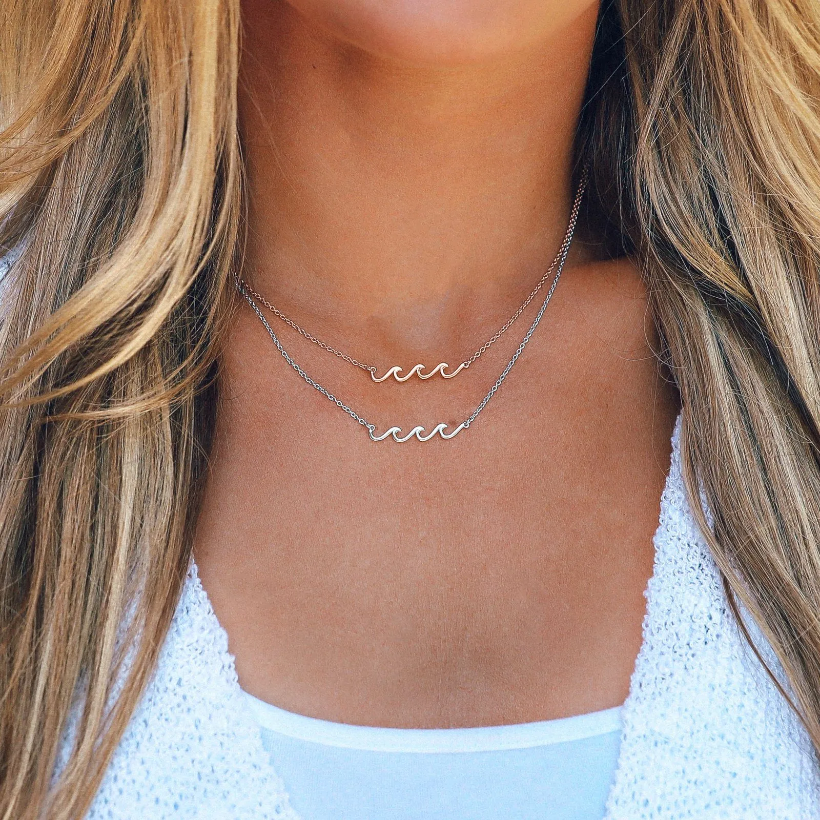 Delicate Wave Necklace sold by Pura Vida product image thumbnail 4