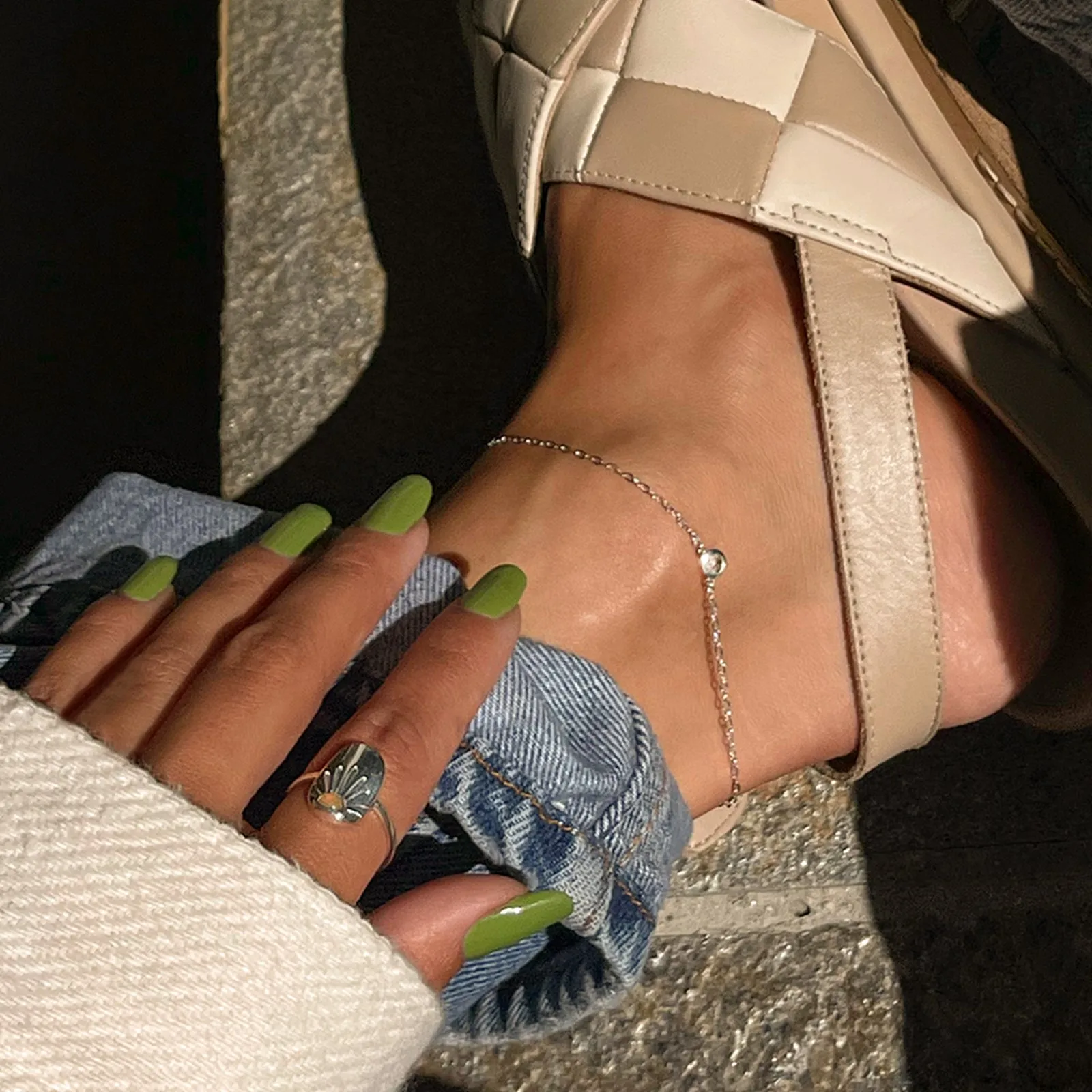 Shimmering Chain Anklet sold by Pura Vida product image thumbnail 5