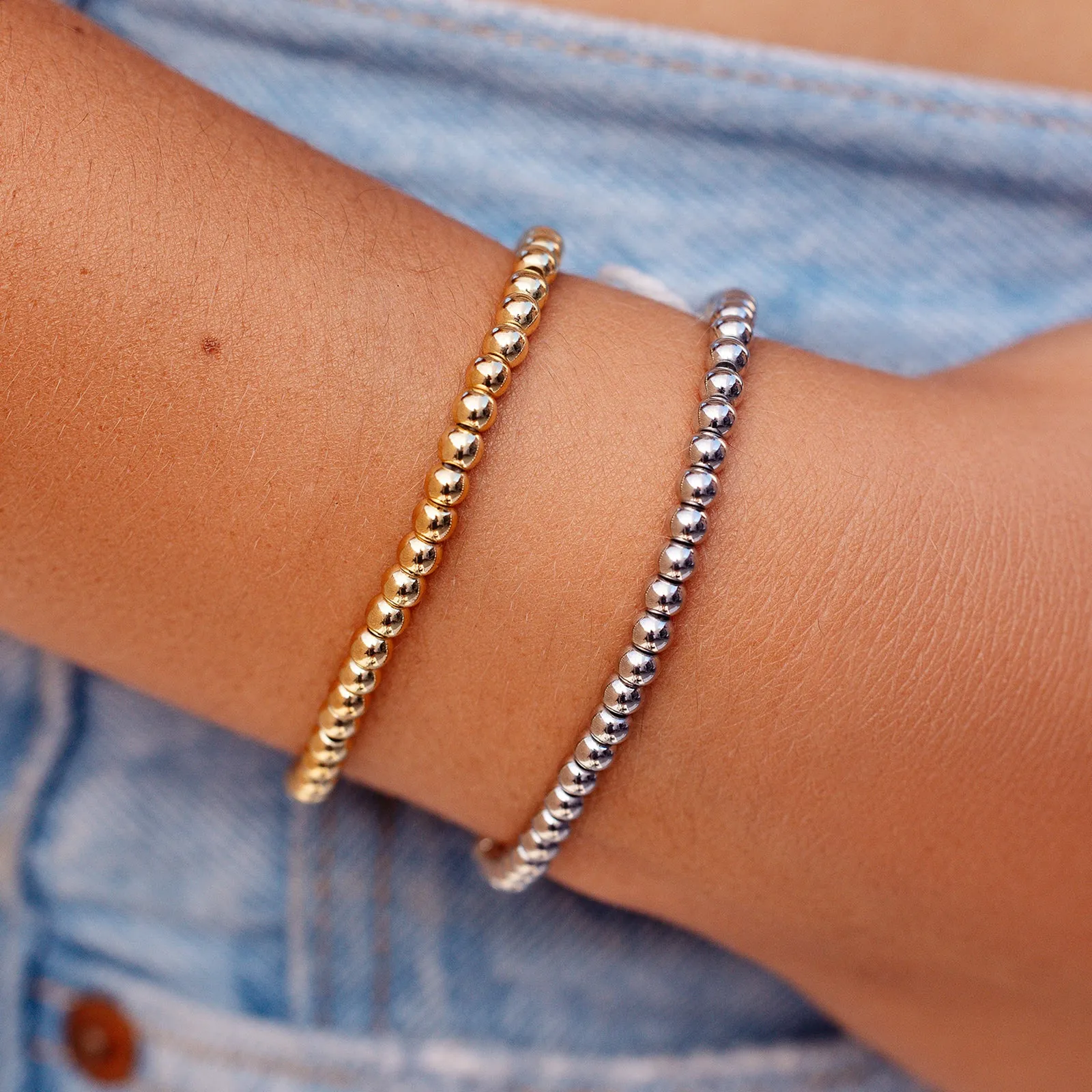 Metal Bead Bracelet sold by Pura Vida product image thumbnail 3