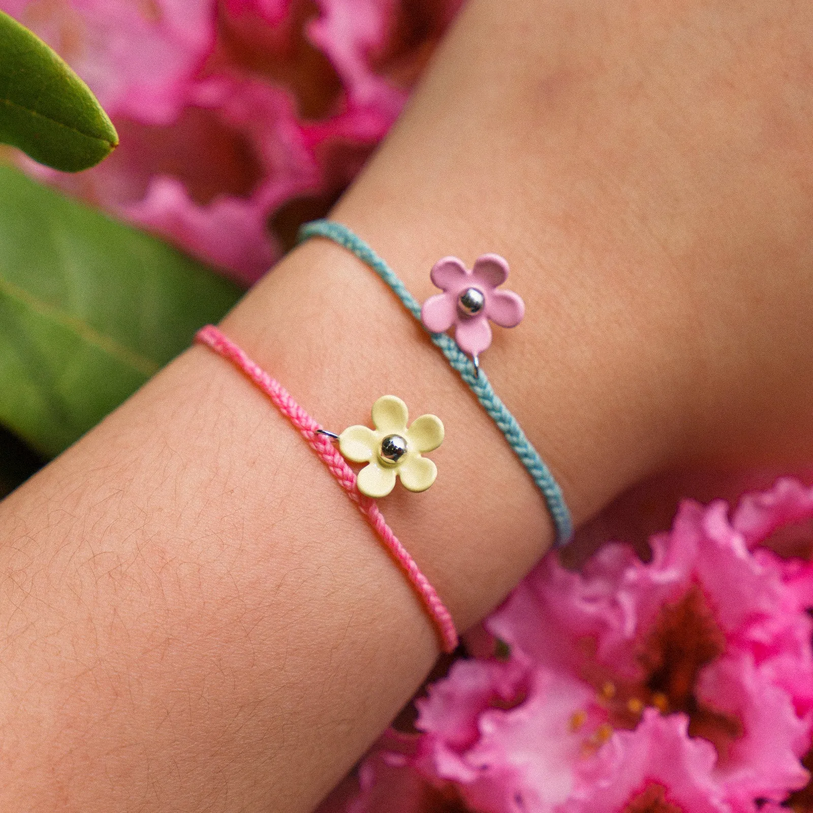 Solstice Enamel Flower Charm Bracelet sold by Pura Vida product image thumbnail 4