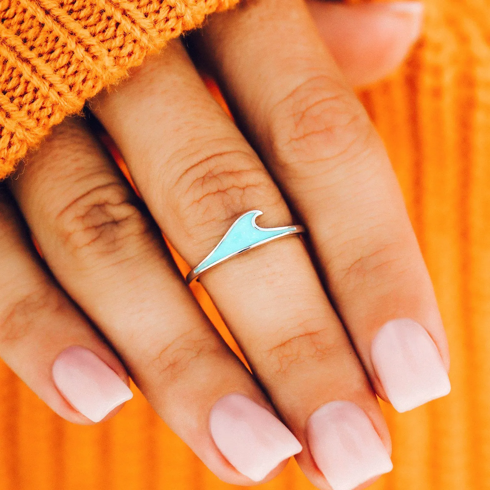 Wave Stacking Ring sold by Pura Vida product image thumbnail 3