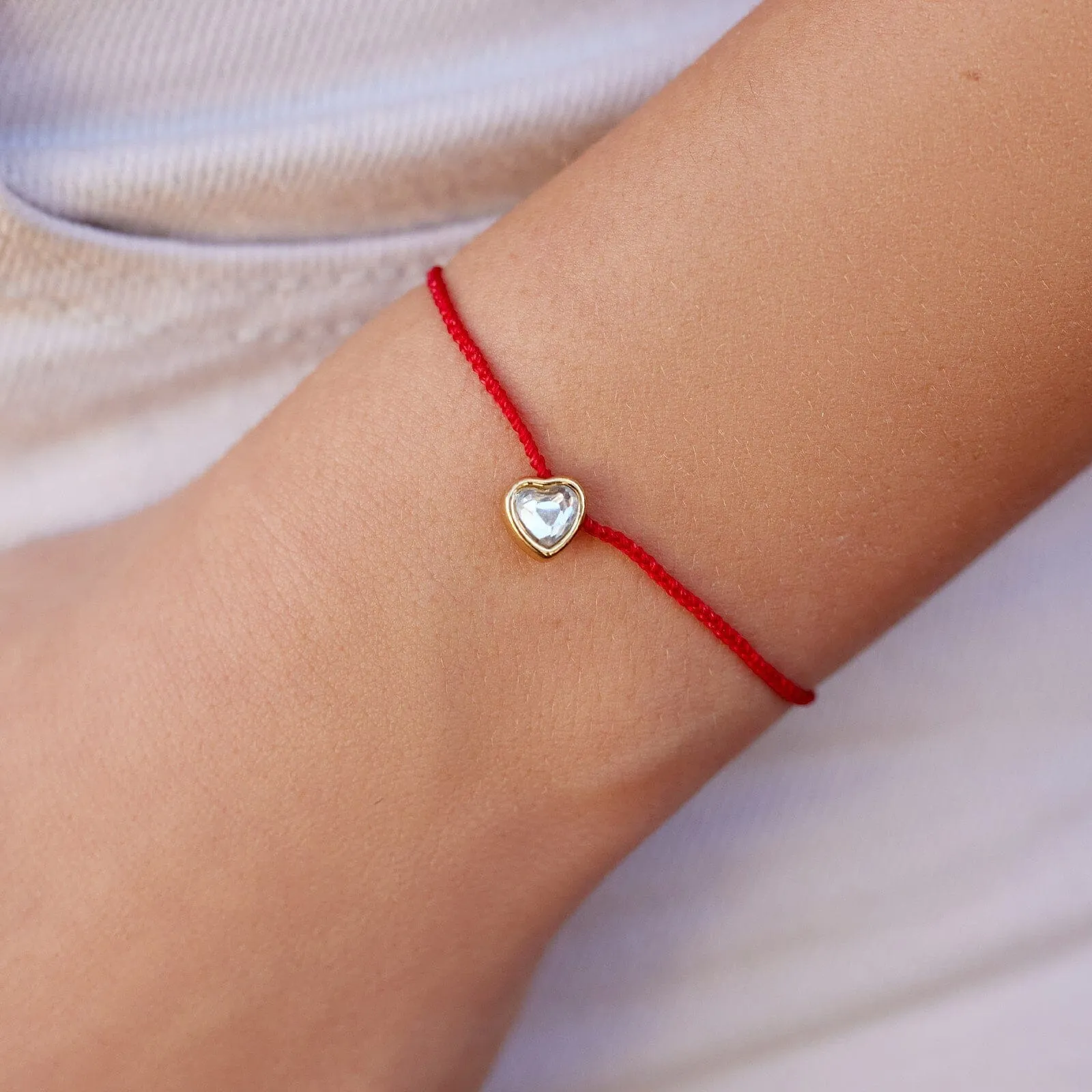 Heart Bead Gold Dainty Bracelet sold by Pura Vida product image thumbnail 4
