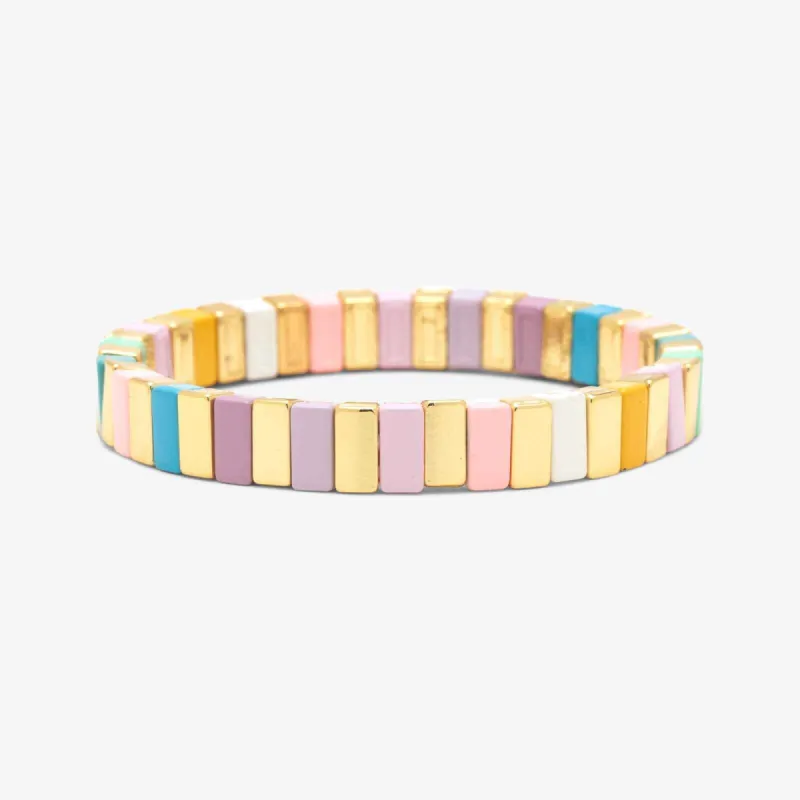 Bright Tides Bead Stretch Bracelet sold by Pura Vida