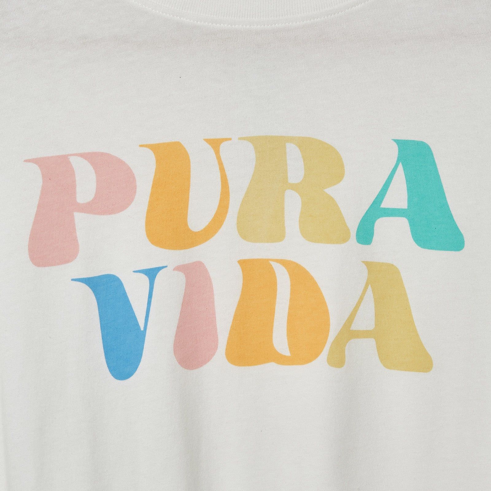 Rainbow Wave Long Sleeve Boxy Tee sold by Pura Vida product image thumbnail 3