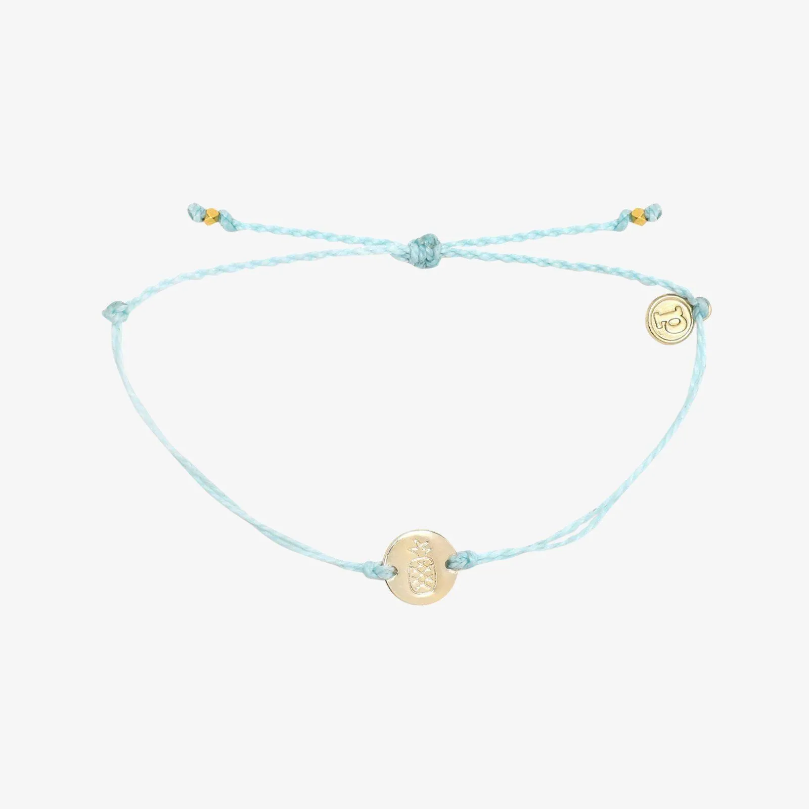 Gold Pineapple Coin Charm sold by Pura Vida product image thumbnail 2