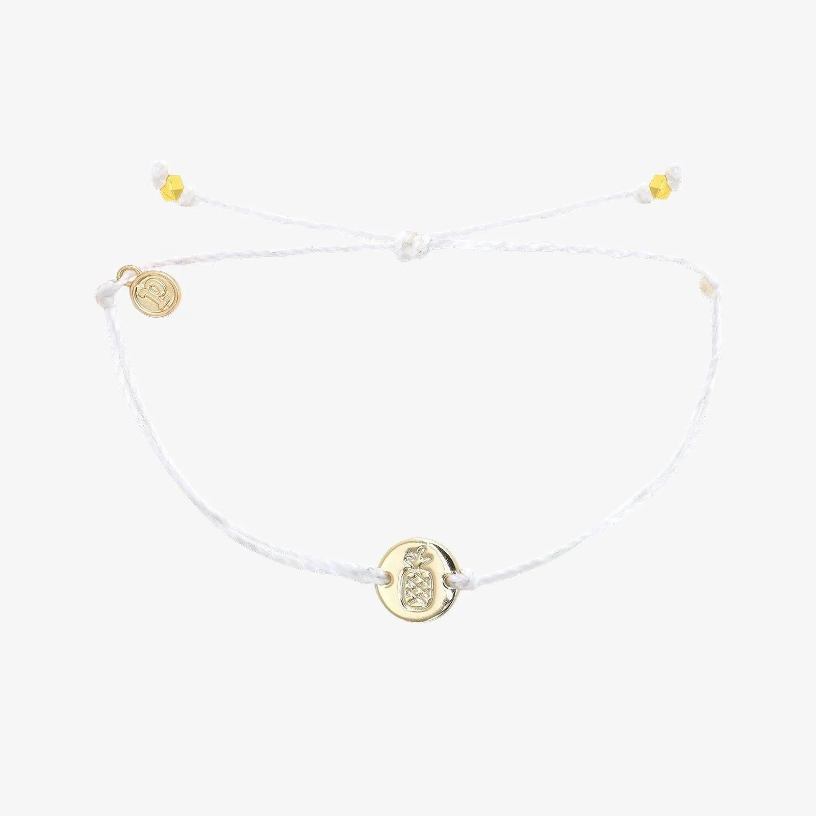 Gold Pineapple Coin Charm sold by Pura Vida product image thumbnail 3