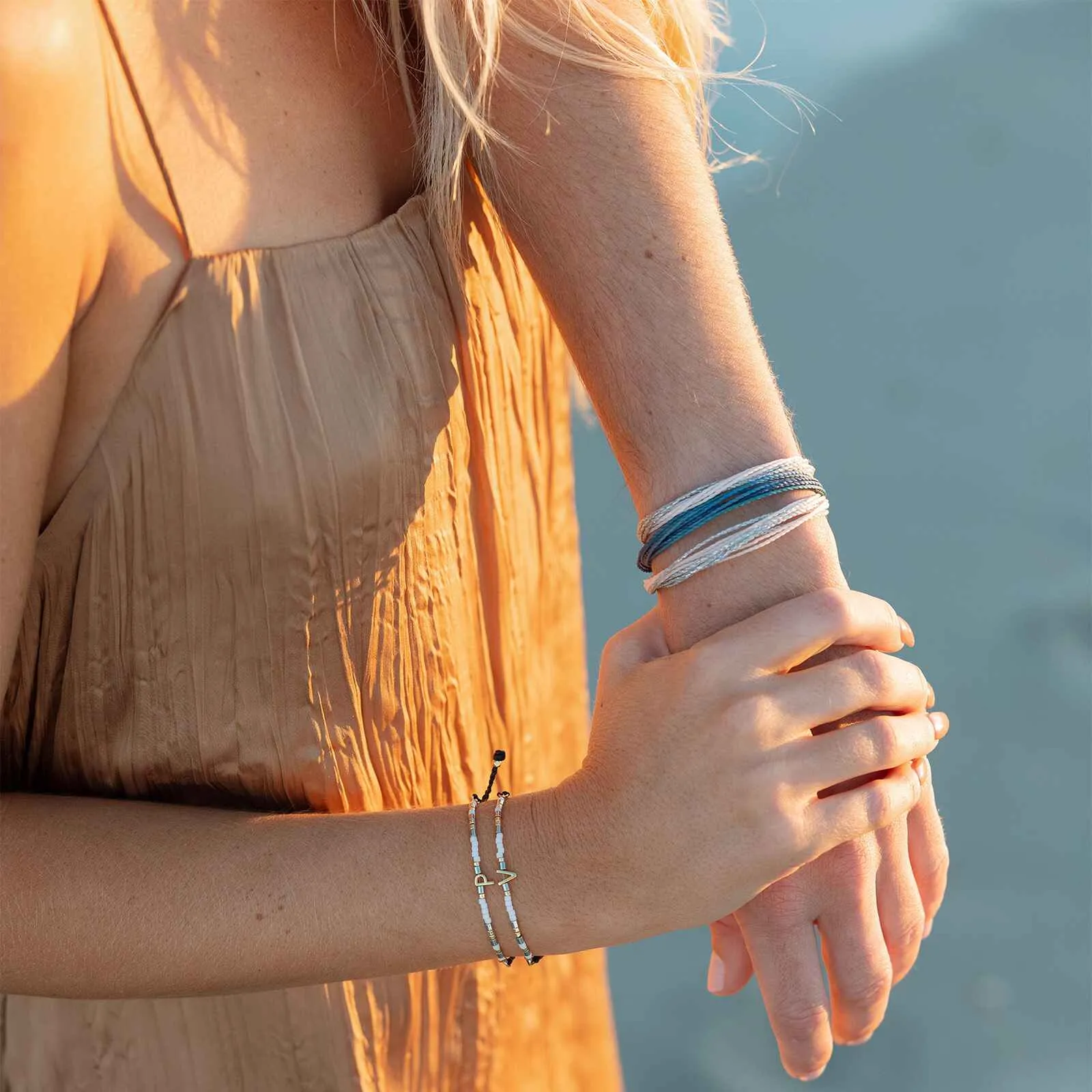 Dainty Alphabet Bracelet sold by Pura Vida product image thumbnail 4
