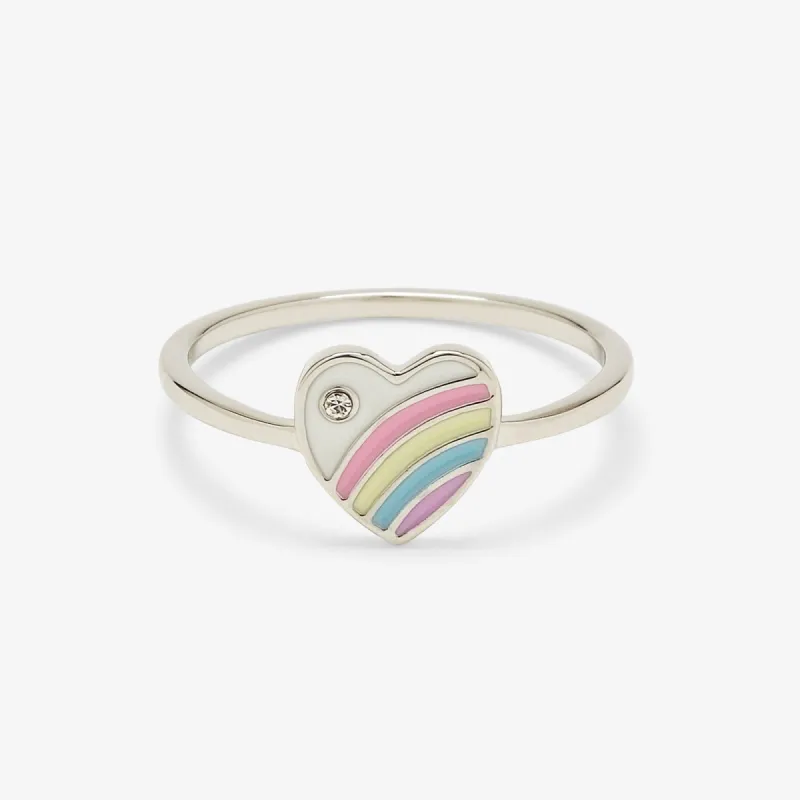 Pastel Vintage Heart Ring sold by Pura Vida