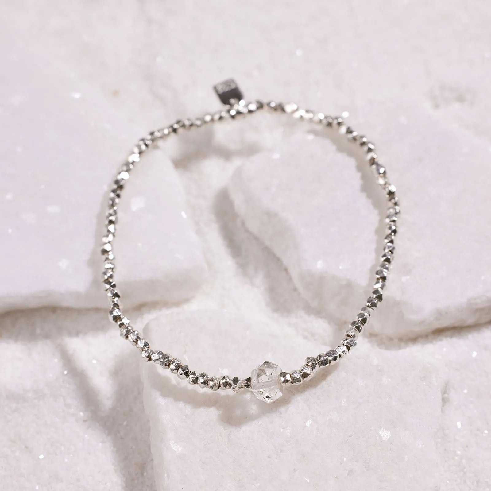 Herkimer Stretch Bead Bracelet sold by Pura Vida product image thumbnail 2