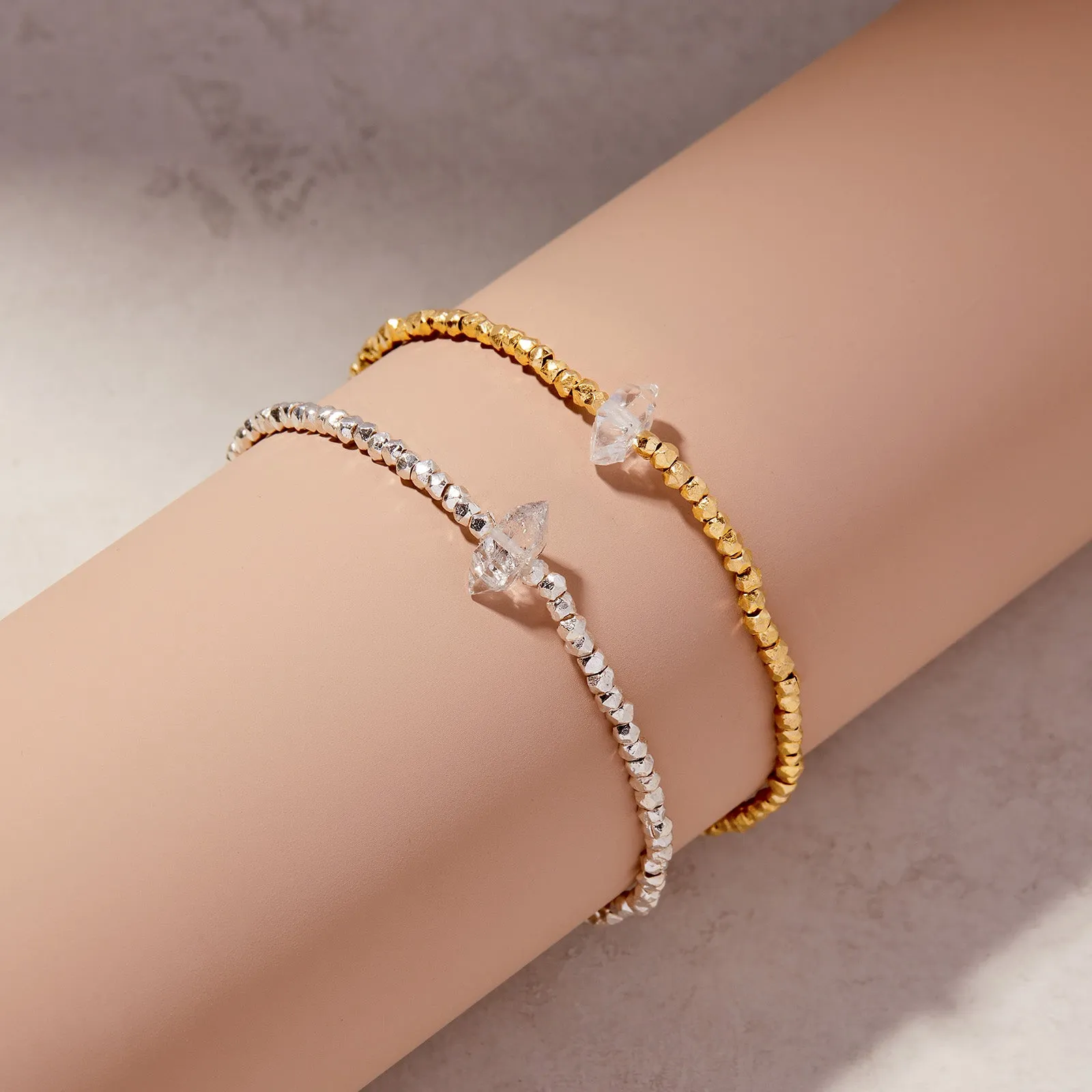 Herkimer Stretch Bead Bracelet sold by Pura Vida product image thumbnail 5