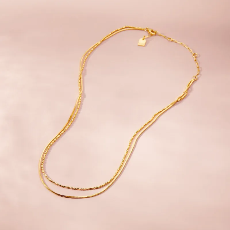 Double Chain Choker sold by Pura Vida