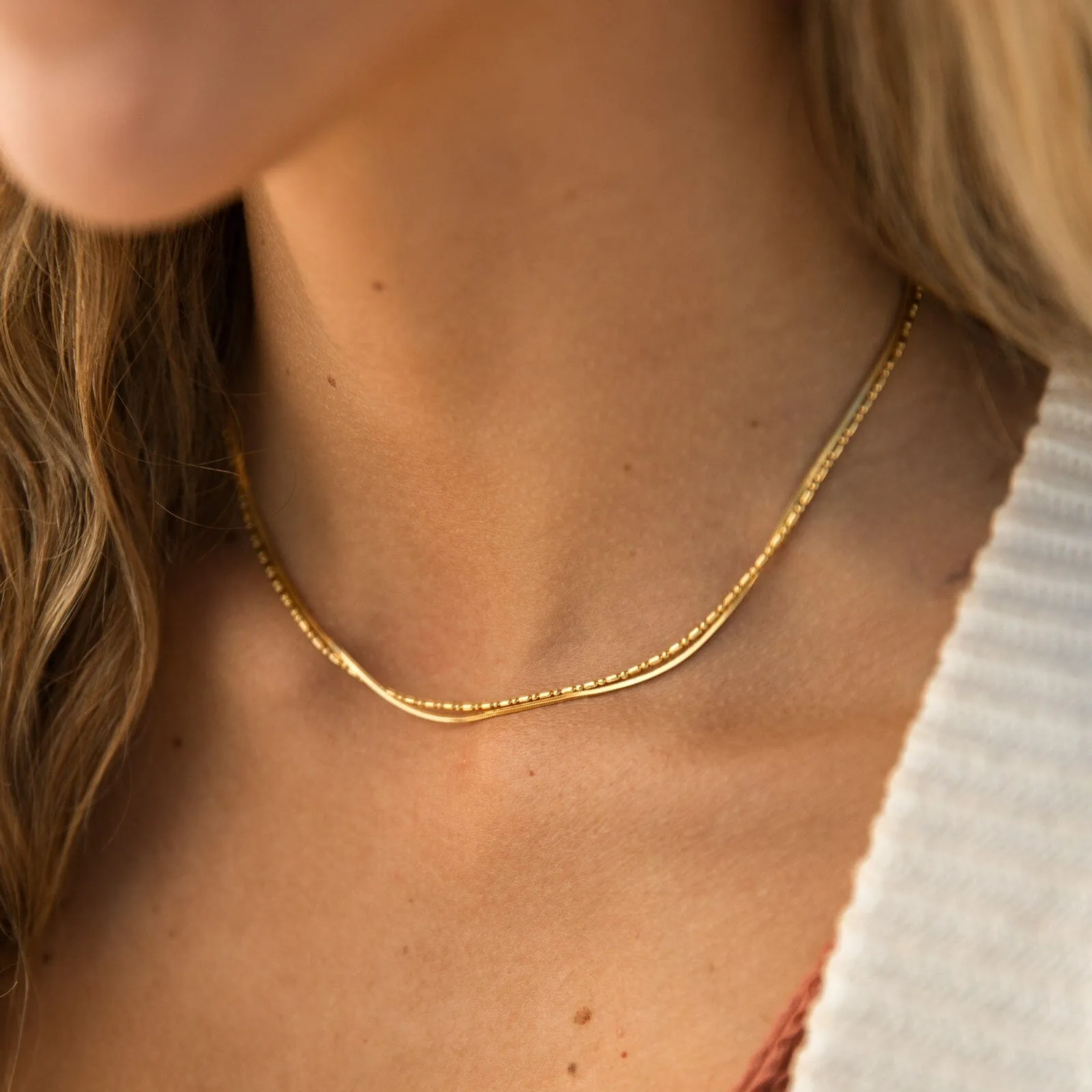 Double Chain Choker sold by Pura Vida product image thumbnail 2