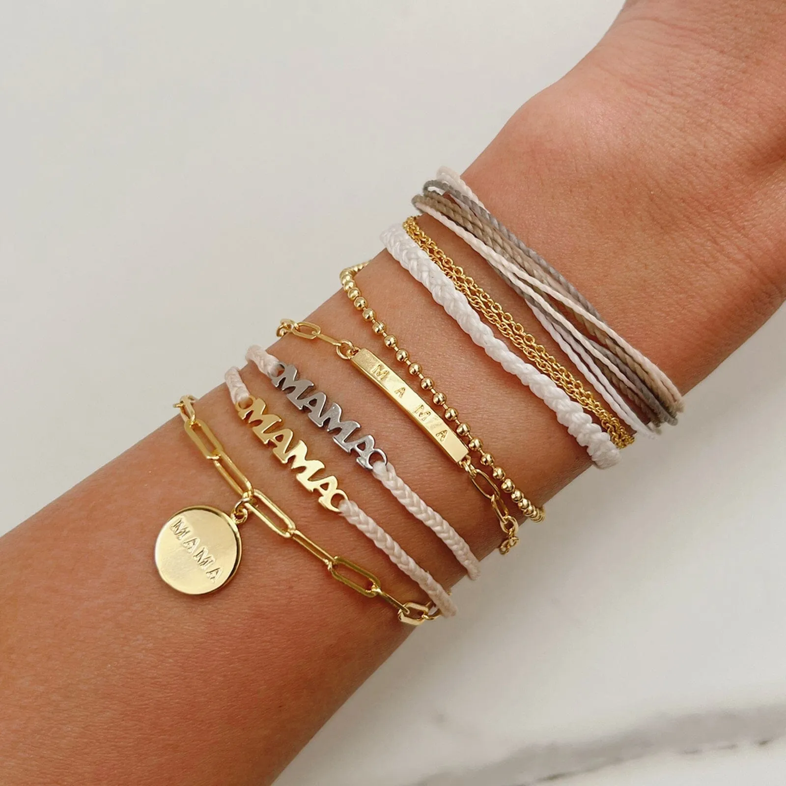 Mama Coin Bracelet sold by Pura Vida product image thumbnail 4