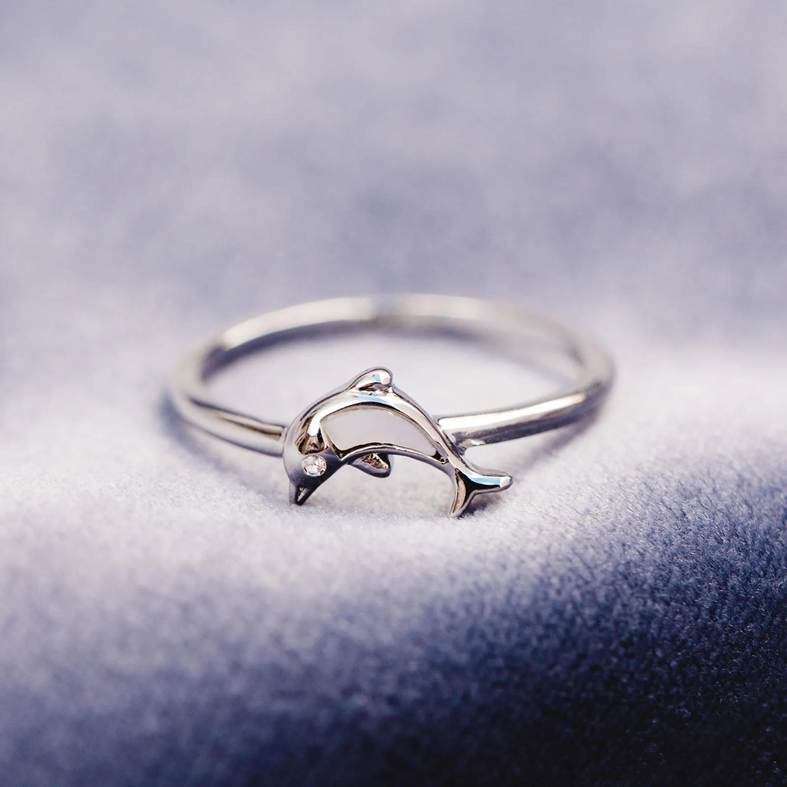 Mother of Pearl Dolphin Ring sold by Pura Vida product image thumbnail 3