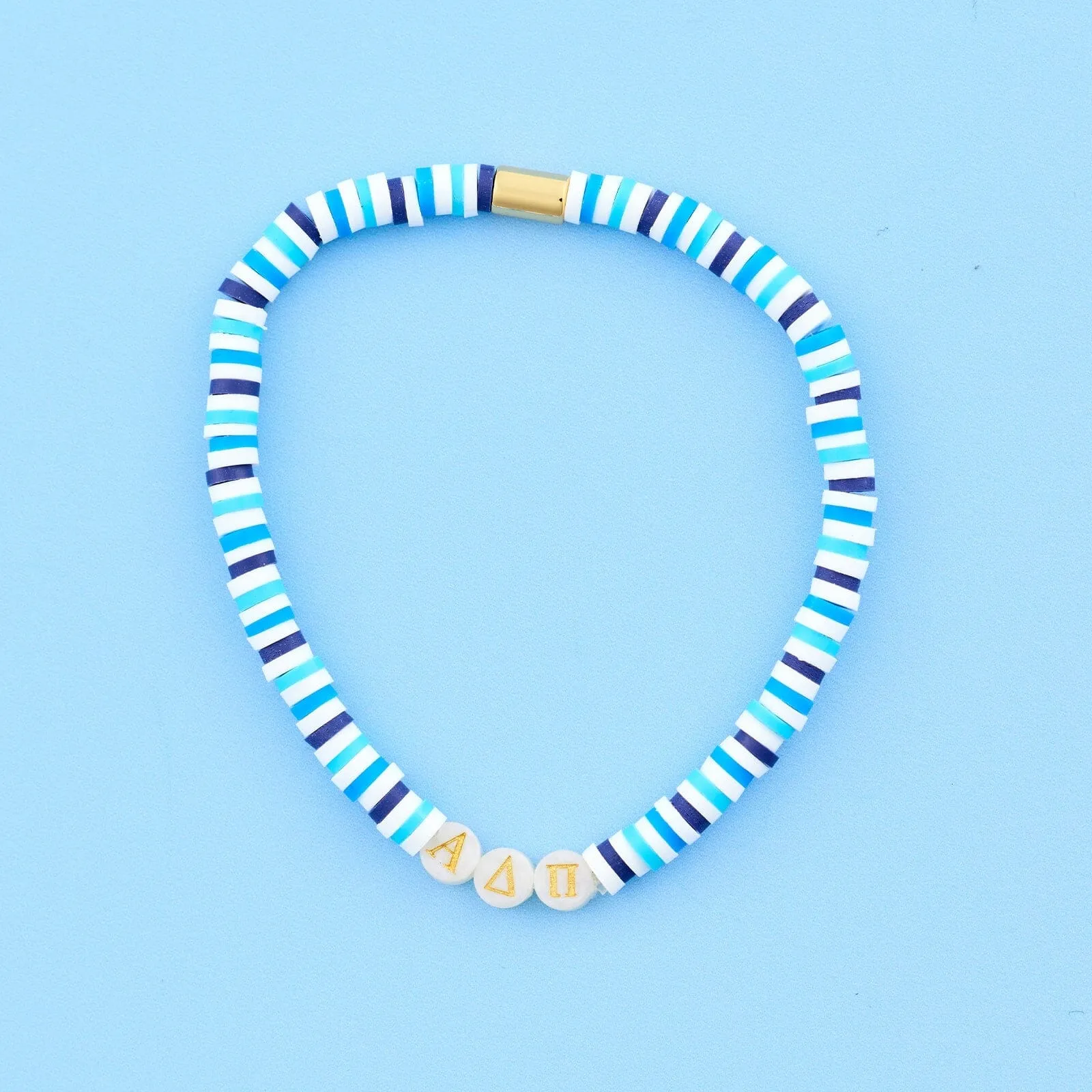 Alpha Delta Pi Stretch Bracelet sold by Pura Vida product image thumbnail 4