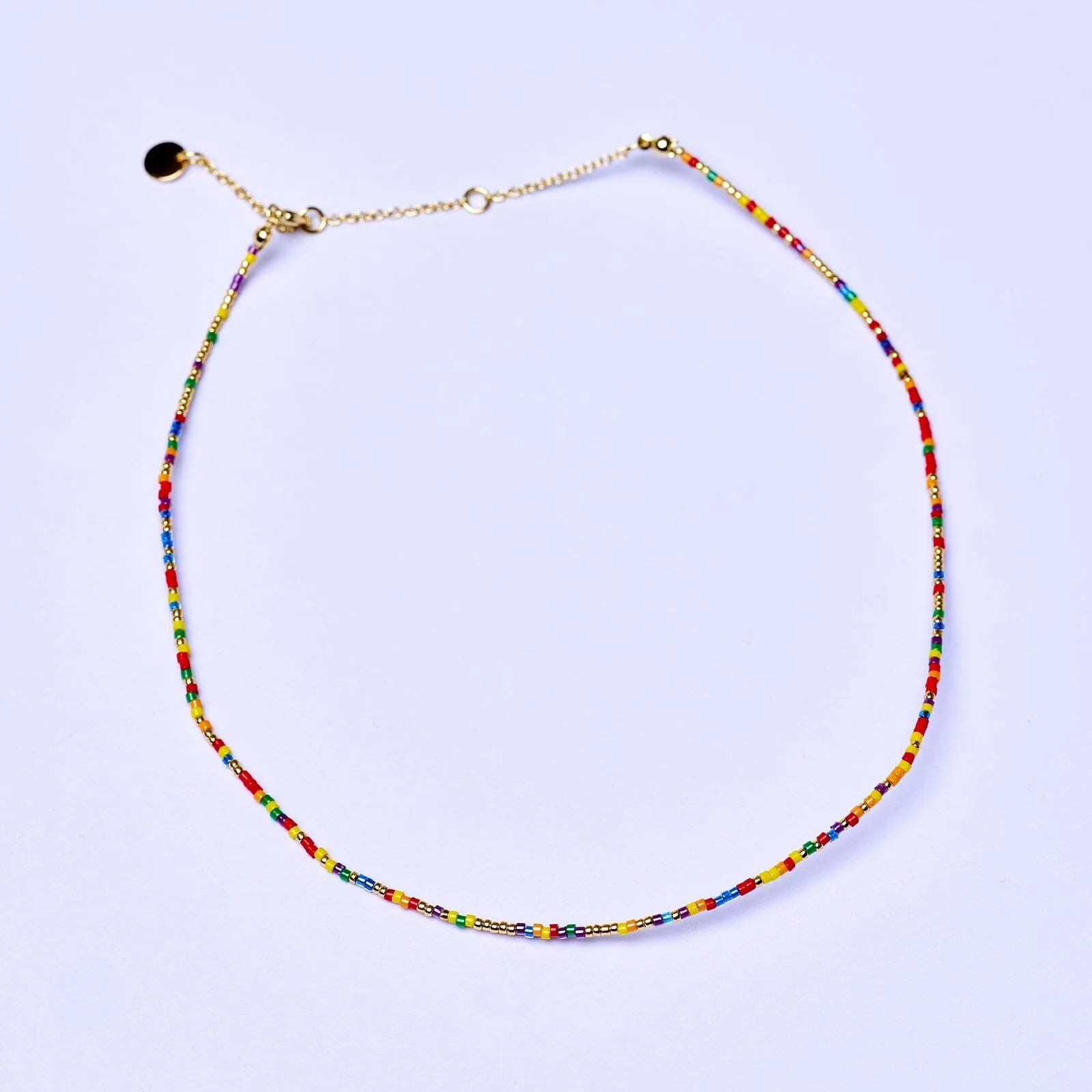 Rainbow Bead Choker sold by Pura Vida product image thumbnail 4