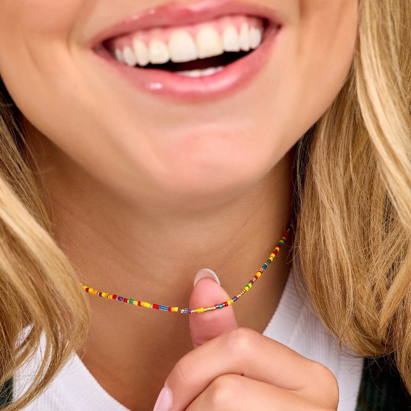Rainbow Bead Choker sold by Pura Vida product image thumbnail 2
