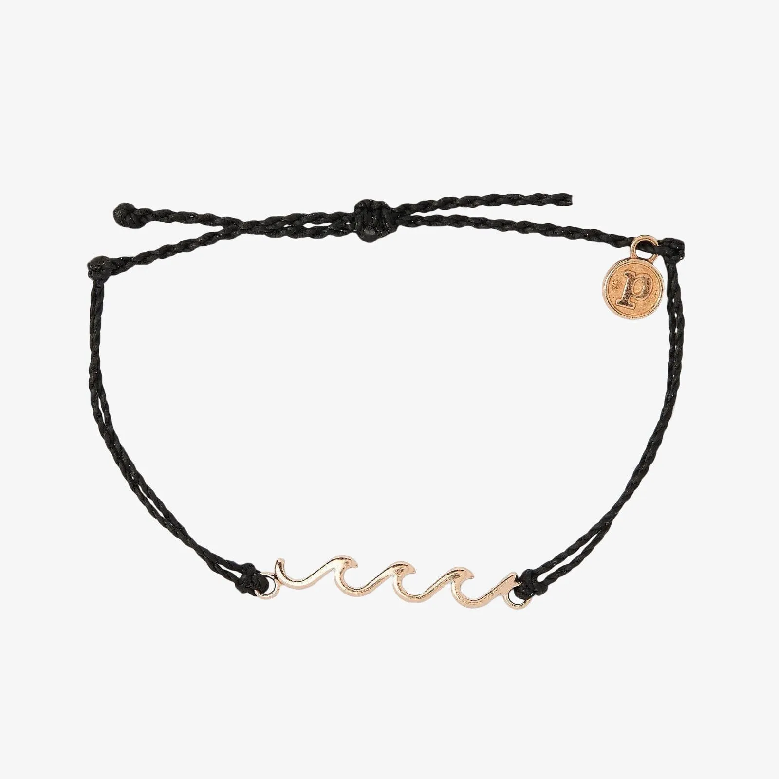 Rose Gold Delicate Wave Bracelet sold by Pura Vida
