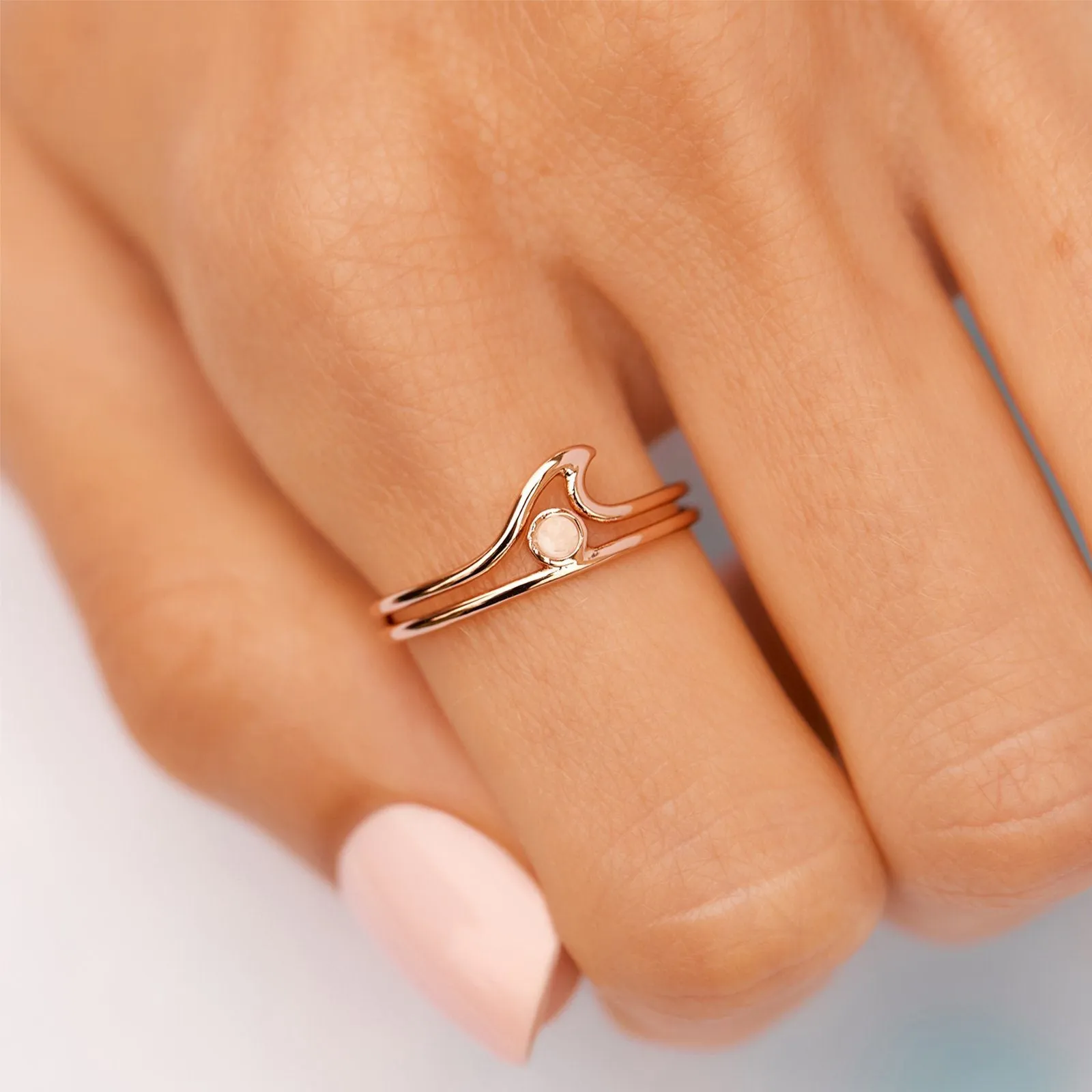 Opal Wave Ring sold by Pura Vida product image thumbnail 4
