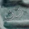 Crescent Hoop Earrings sold by Pura Vida