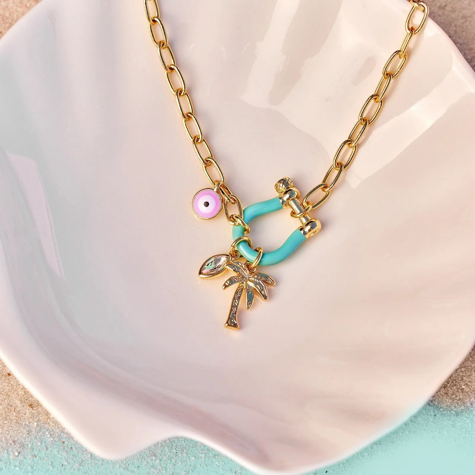 Bonne Chance Charm Necklace sold by Pura Vida product image thumbnail 5