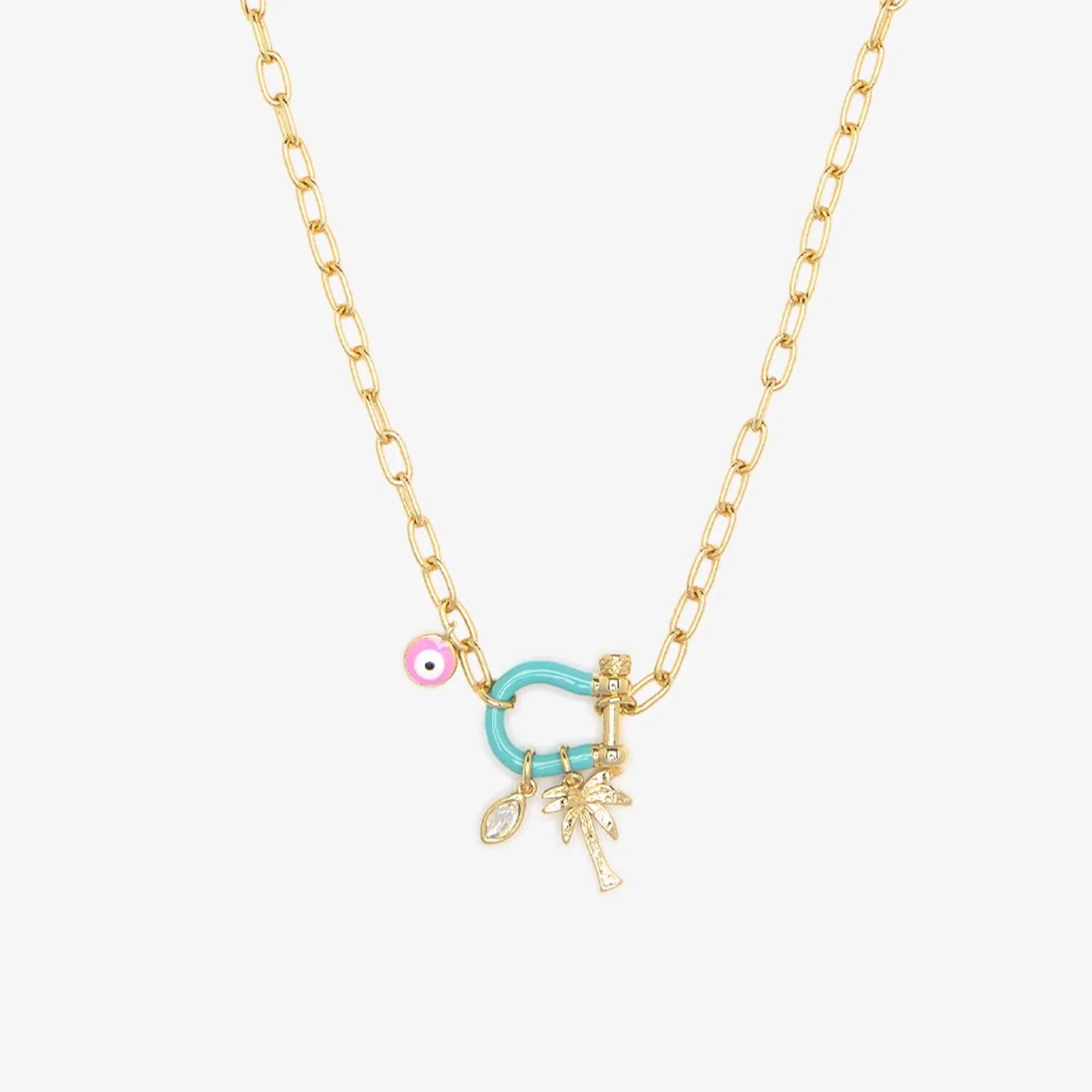 Bonne Chance Charm Necklace sold by Pura Vida