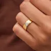 Stone Cigar Band Ring sold by Pura Vida