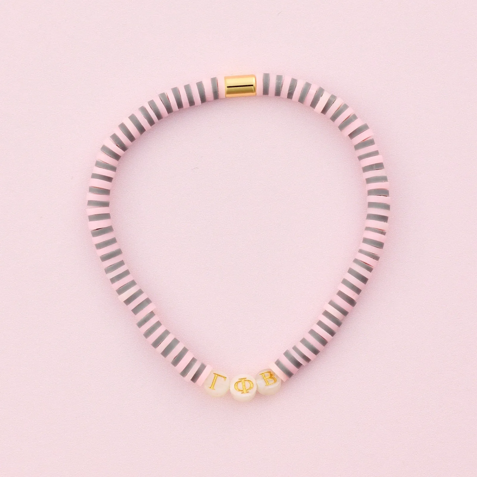 Gamma Phi Beta Stretch Bracelet sold by Pura Vida product image thumbnail 4