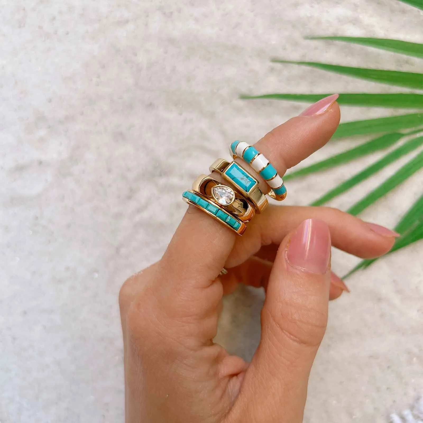 Tulum Turquoise Ring sold by Pura Vida product image thumbnail 5