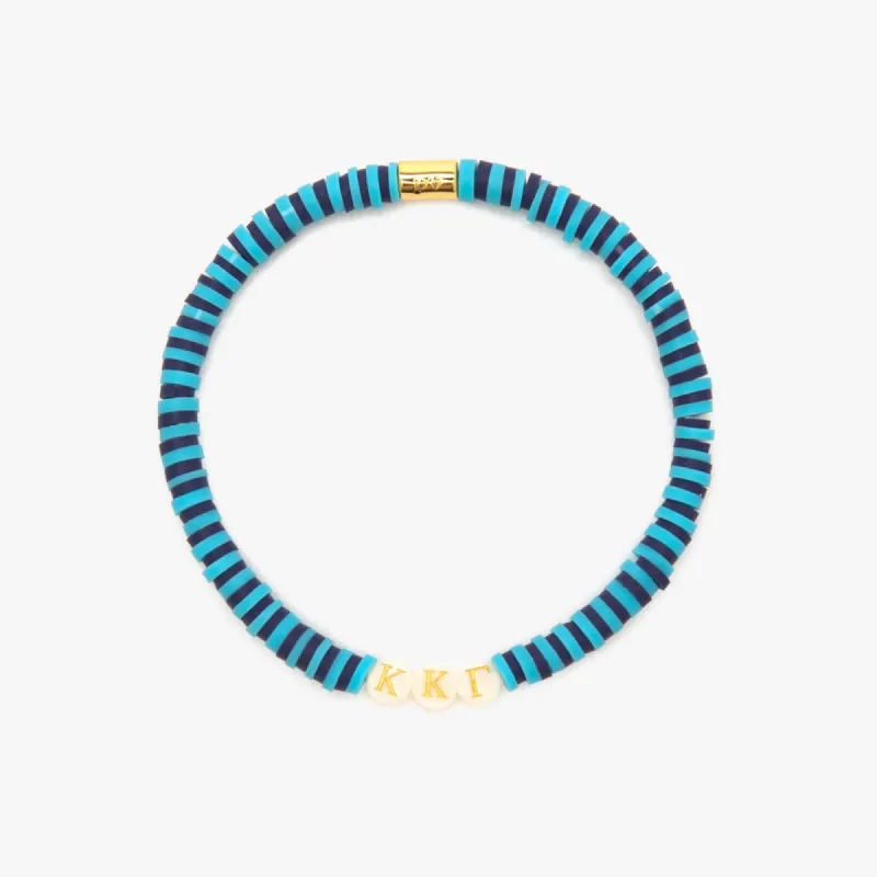 Kappa Kappa Gamma Stretch Bracelet made by Pura Vida