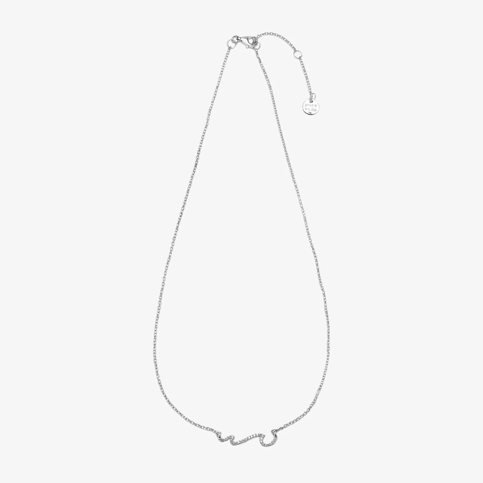 Pave Wave Necklace sold by Pura Vida