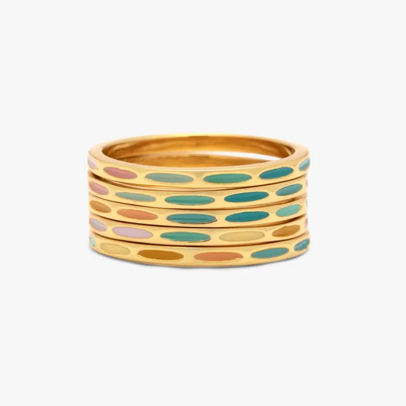 Ombre Ring Stack sold by Pura Vida