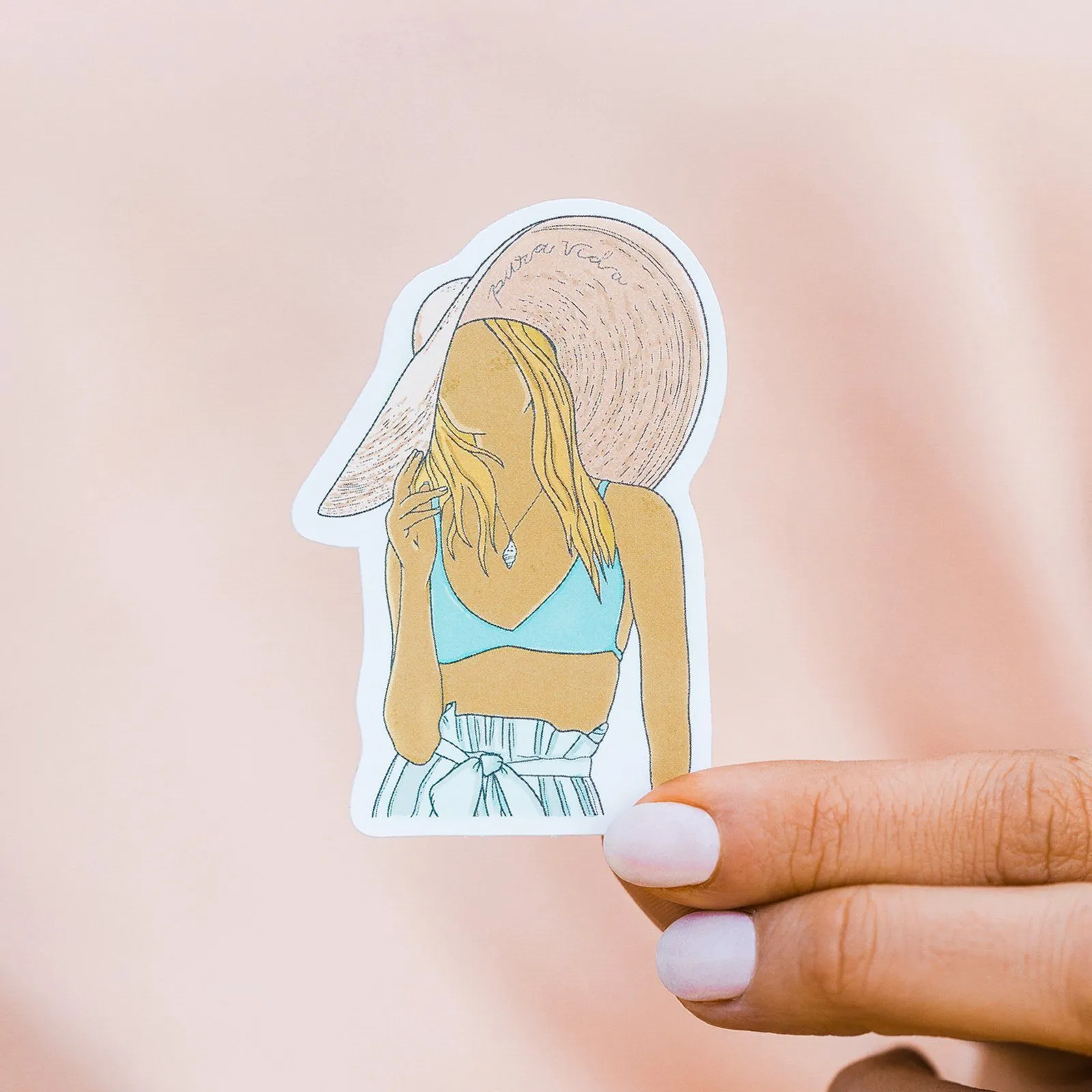 Sunhat Vibes Sticker sold by Pura Vida product image thumbnail 2