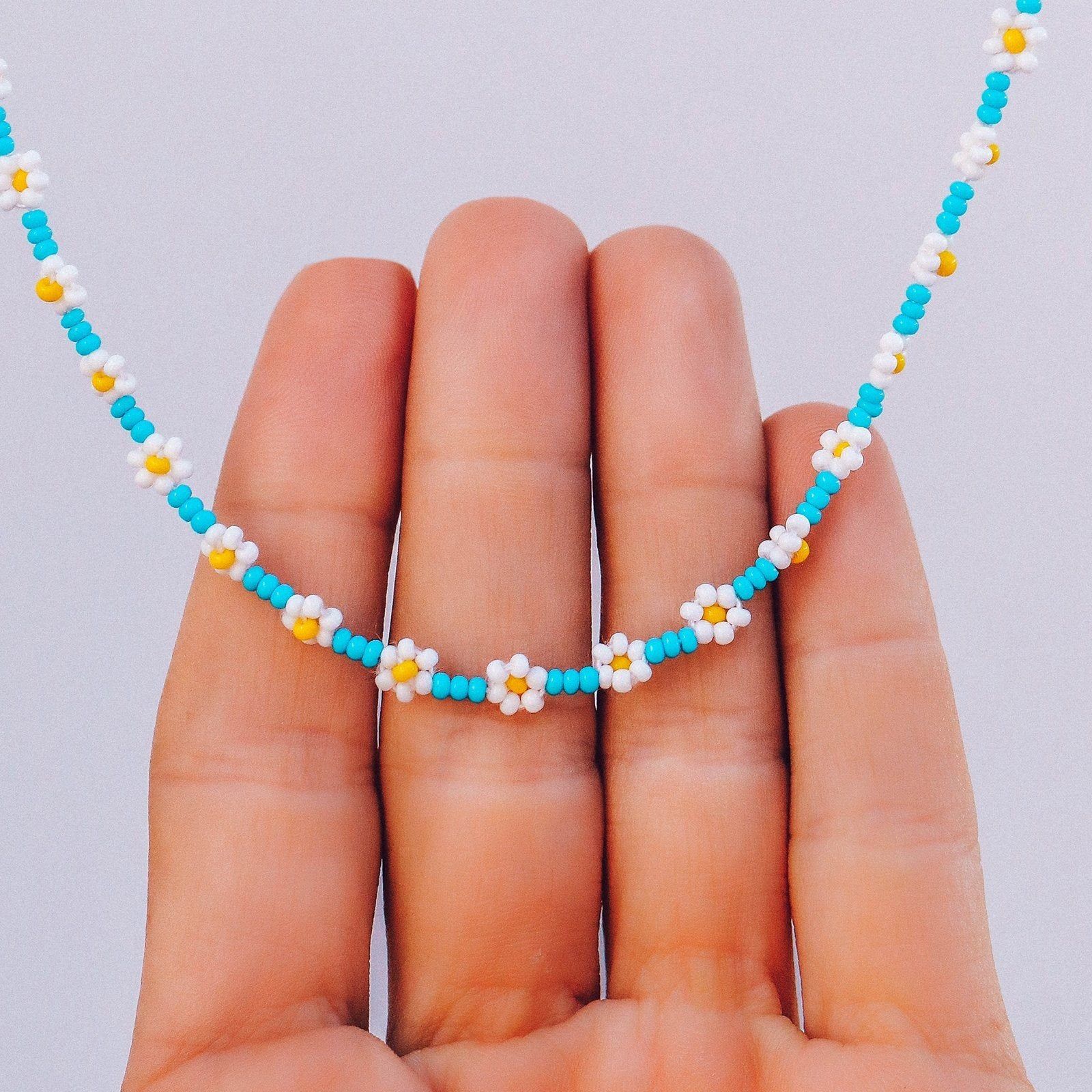 Daisy Seed Bead Choker sold by Pura Vida product image thumbnail 4