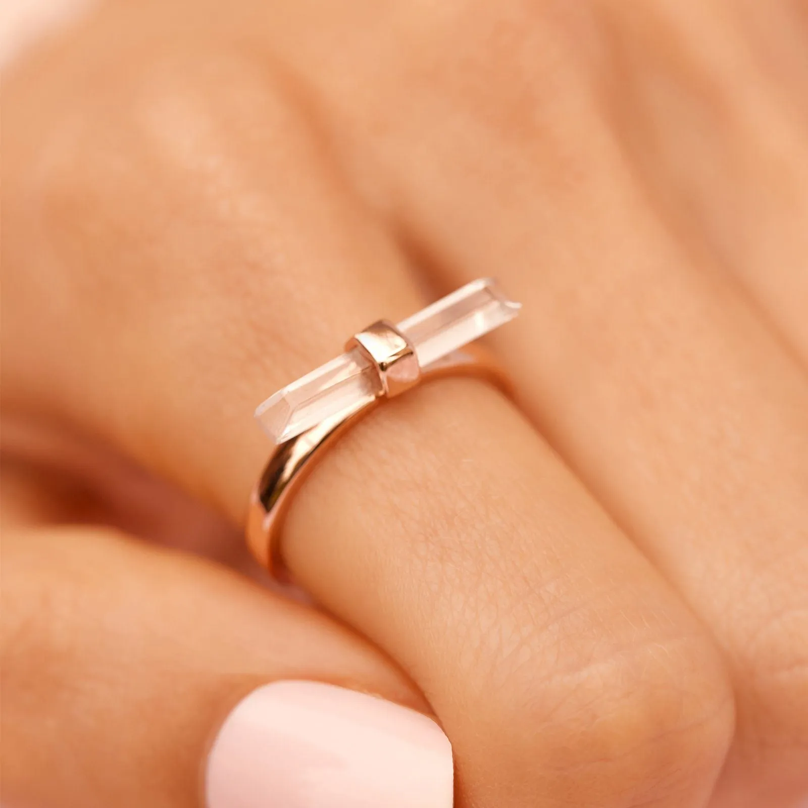 Luna Quartz Ring sold by Pura Vida product image thumbnail 2