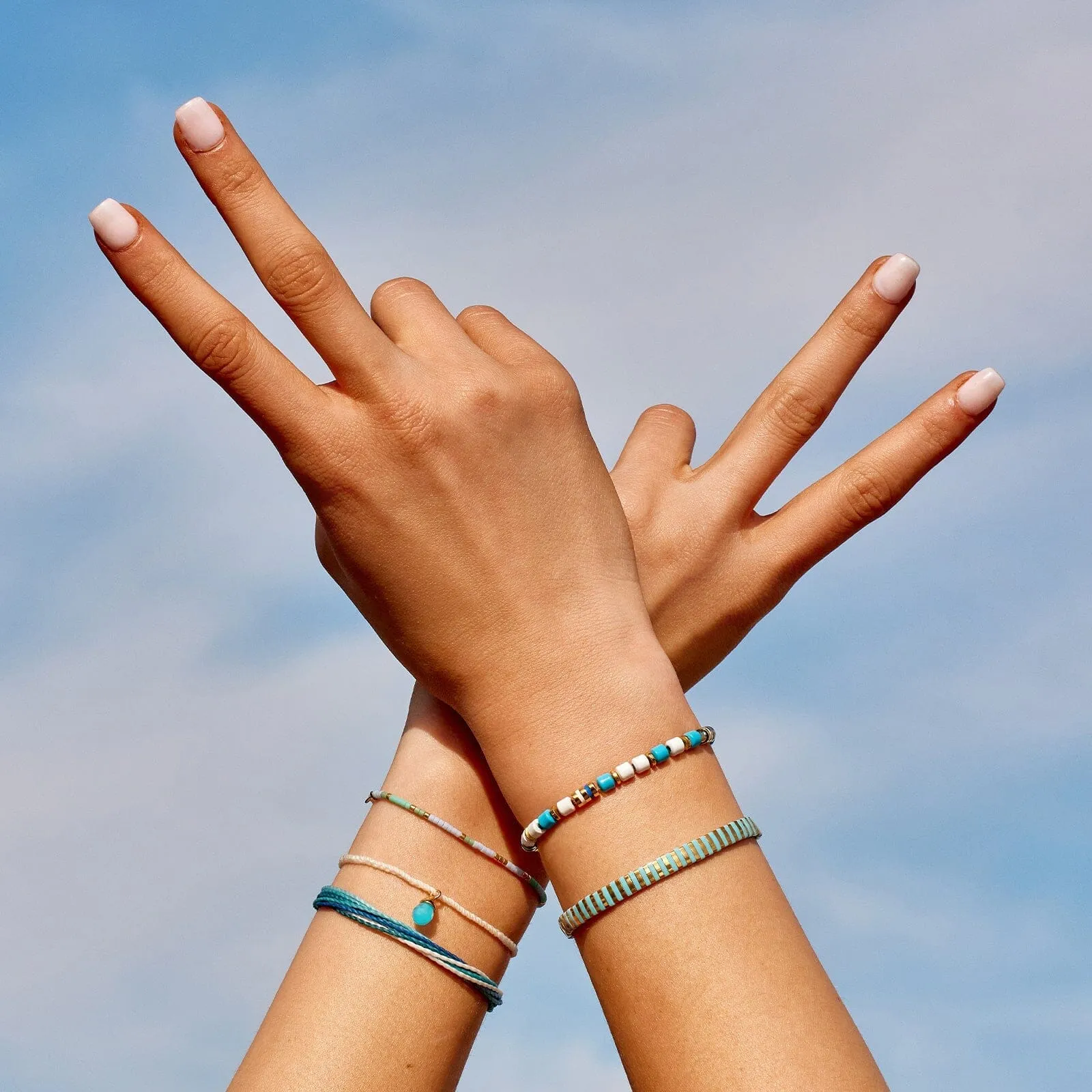 Water Drop Charm Bracelet sold by Pura Vida product image thumbnail 3